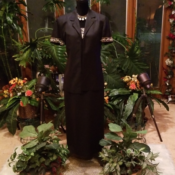 Jessica Howard 2 Piece Maxi Dress & Jacket - Picture 5 of 8